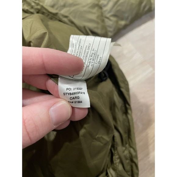 Patagonia Mens Wendigo Duck Down Full Zip Jacket Coat Sz XL STY84903 FA18 -FLAW - Picture 13 of 16